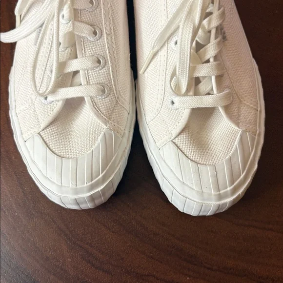 NEW SUPERGA 2630 COTU Sneaker in Total White Size 7.5 - Picture 6 of 8